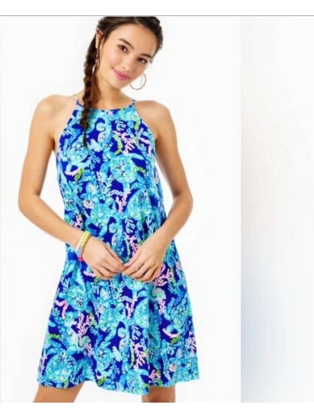 Lilly Pulitzer Margot swing dress size M Turtle Villa - Picture 10 of 11